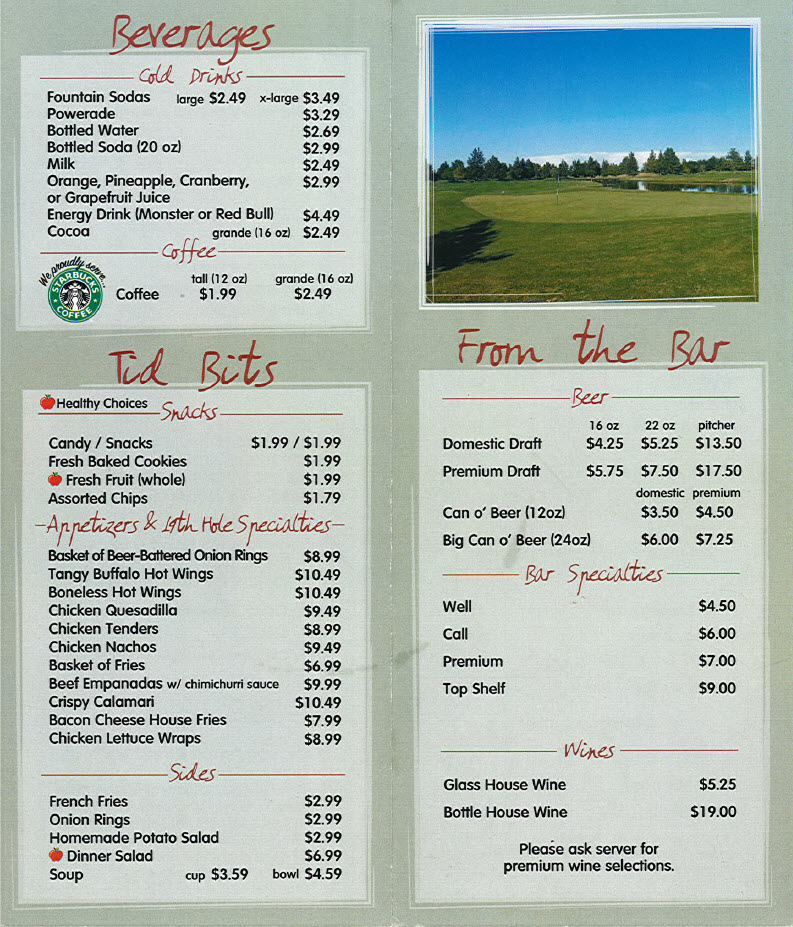 Menu Bartley Cavanaugh